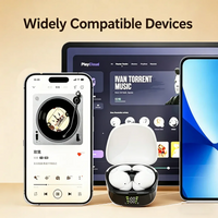 KEBIDUMEI Bluetooth 6.0 Earphones Sleep Headphones HiFi Stereo ENC Noise Reduction Earbuds In-ear Wireless Headsets LED Display