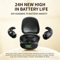 KEBIDUMEI Bluetooth 6.0 Earphones Sleep Headphones HiFi Stereo ENC Noise Reduction Earbuds In-ear Wireless Headsets LED Display
