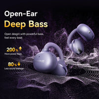 1More Open Ear Bluetooth Earbuds Wireless Ear Clip S21 Bluetooth 6.0 LDAC Wireless Hi-Res Audio Earphones IPX5 26H Battery Life