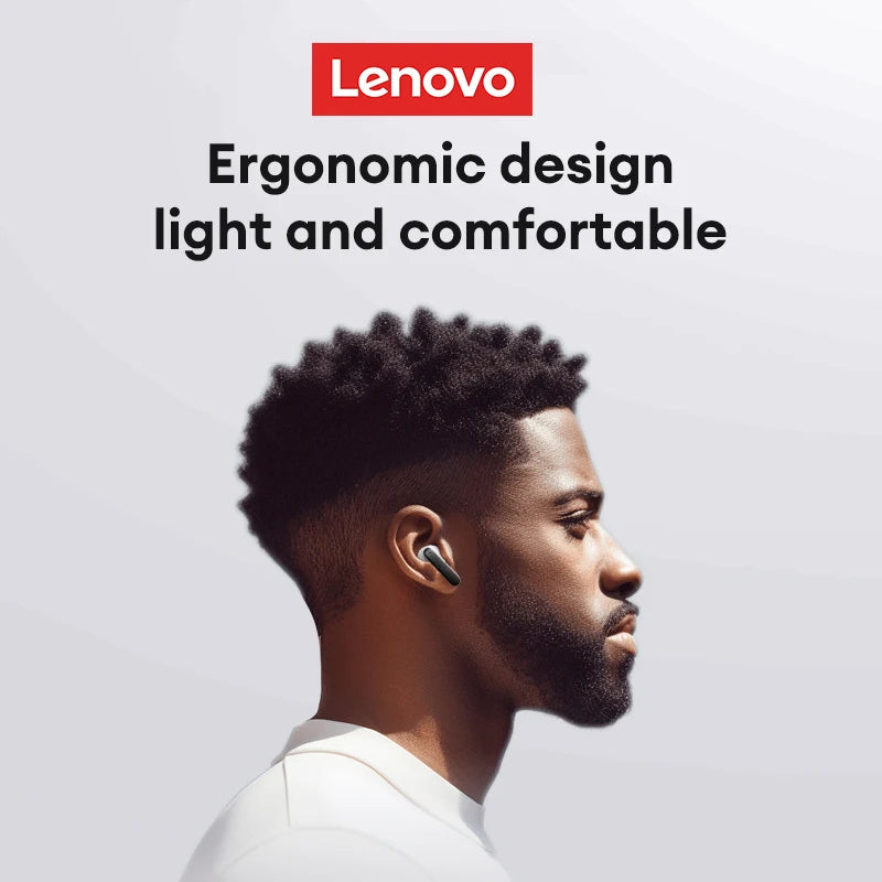 Choice Lenovo Gaming Headset TWS Bluetooth 5.4 Wireless Sport Earbuds Music HIFI Sound Headphones HD Call Headset LP49